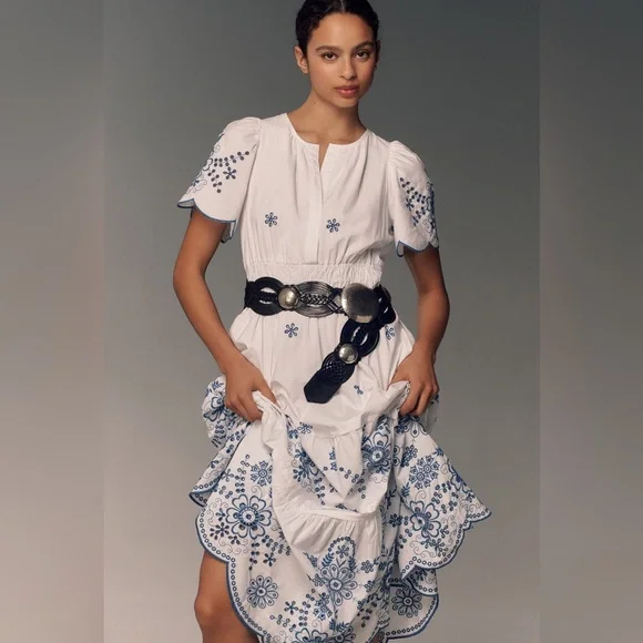 New Anthropologie The Somerset Maxi Dress: Eyelet Edition Size 3X - Picture 6 of 10